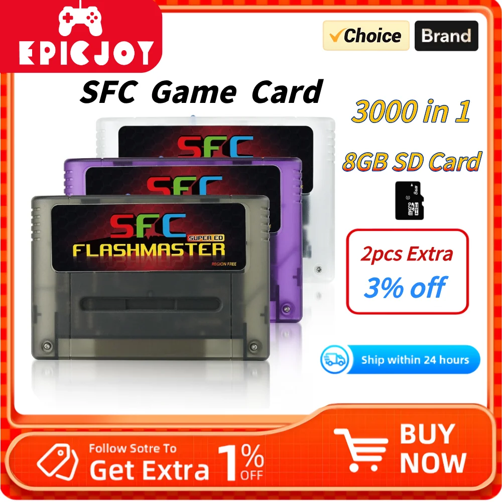 Retro Gaming Accessories - 3000 in 1 V1.2 Super Everdrive