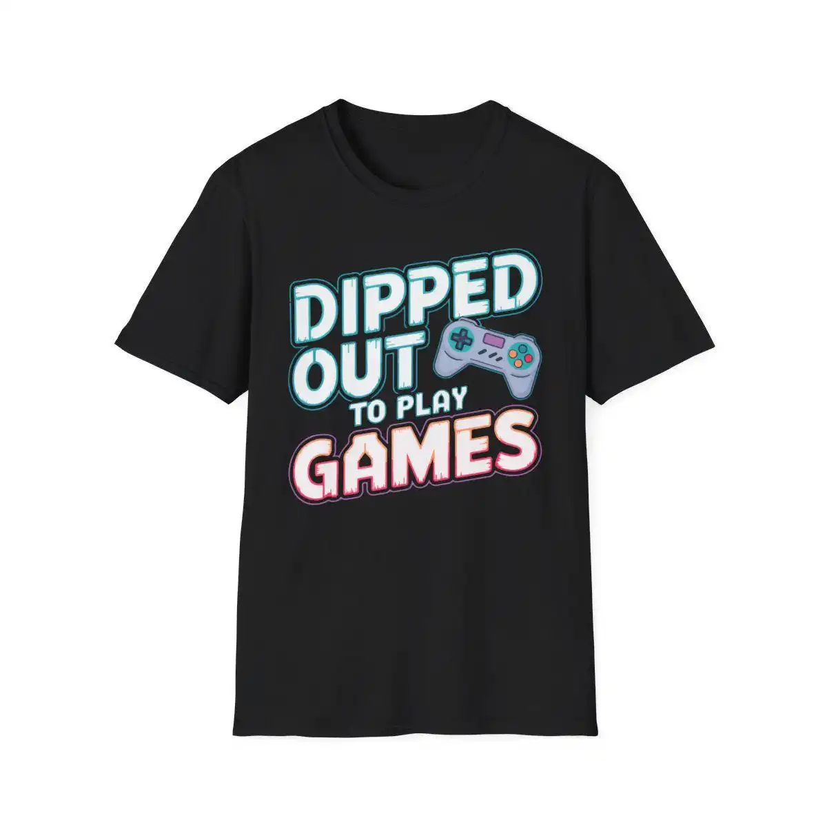 Retro Gaming Font - Dipped Out To Play Games Retro