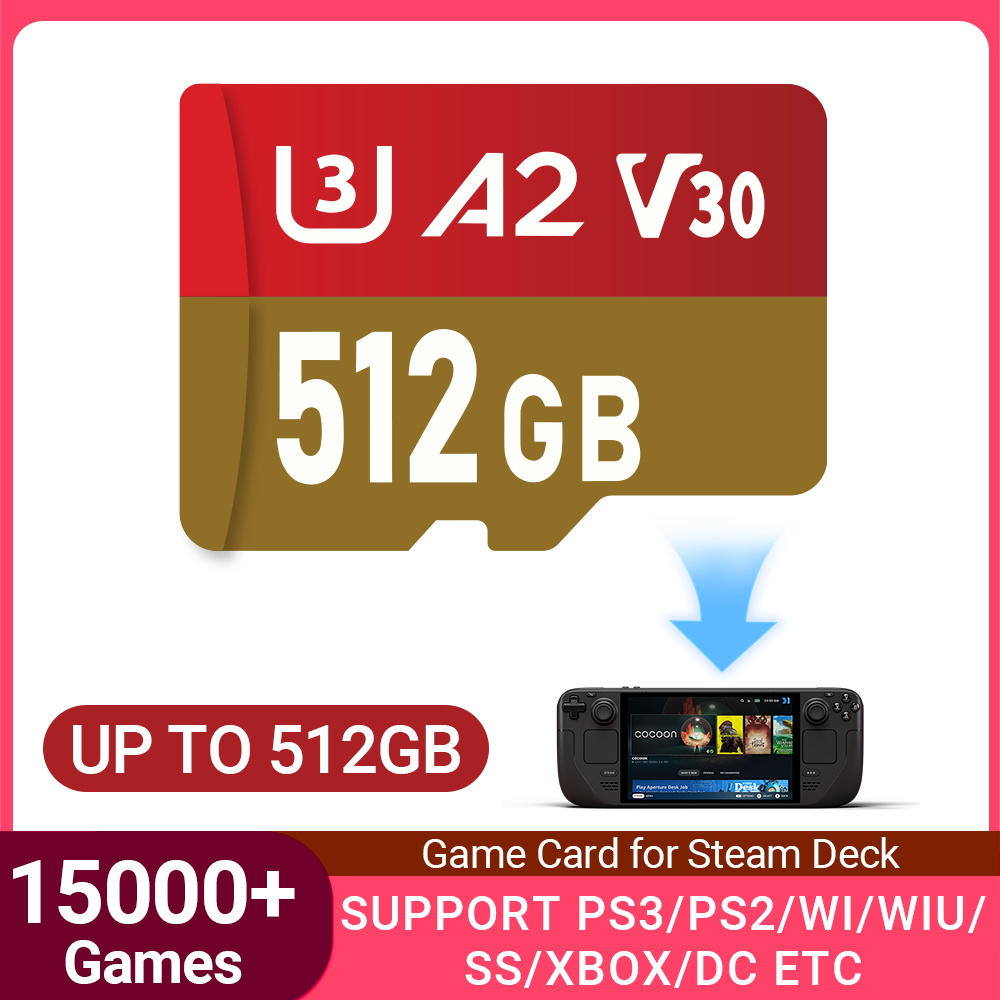 Memory Card Ps1 - 512G/256G Game Card For Steam Deck