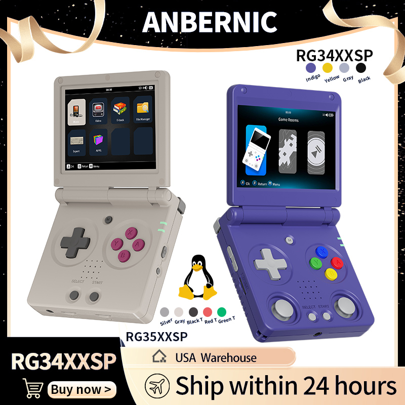 Anbernic RG34XXSP RG35XXSP Fli - Retro Gaming Play Zone บทวิจารณ์และราคา