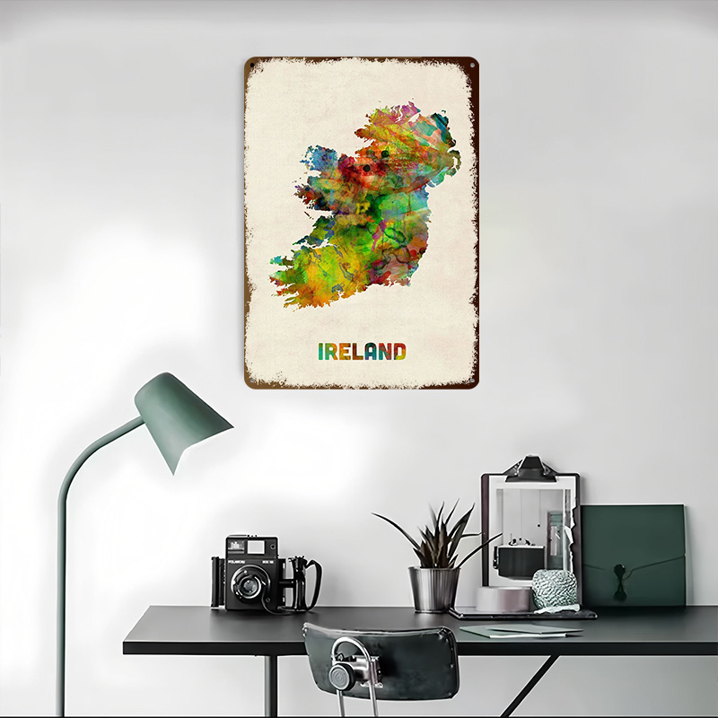 Ireland Printed Poster Retro V - Retro Gaming Ireland บทวิจารณ์และราคา