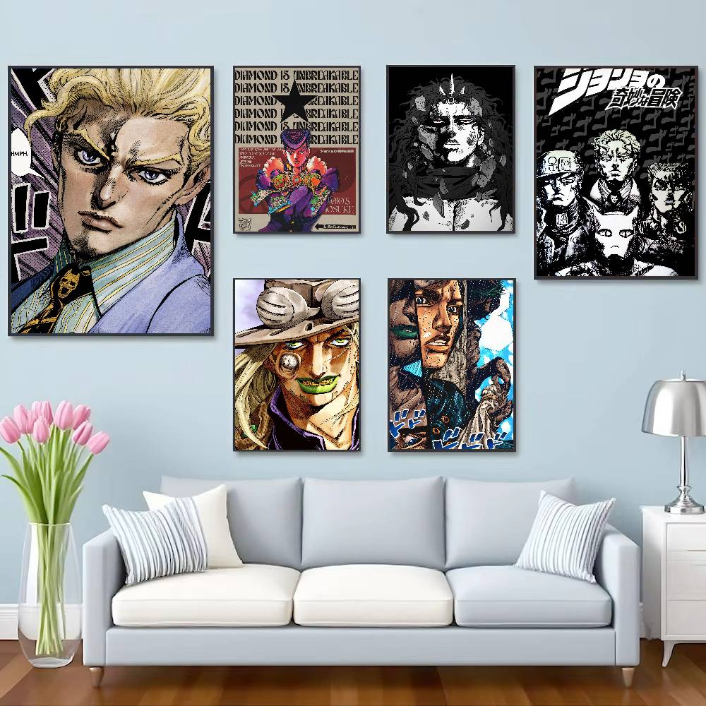 Popular Manga JoJo B-BizarreS  - Retro Gaming Wallpaper บทวิจารณ์และราคา