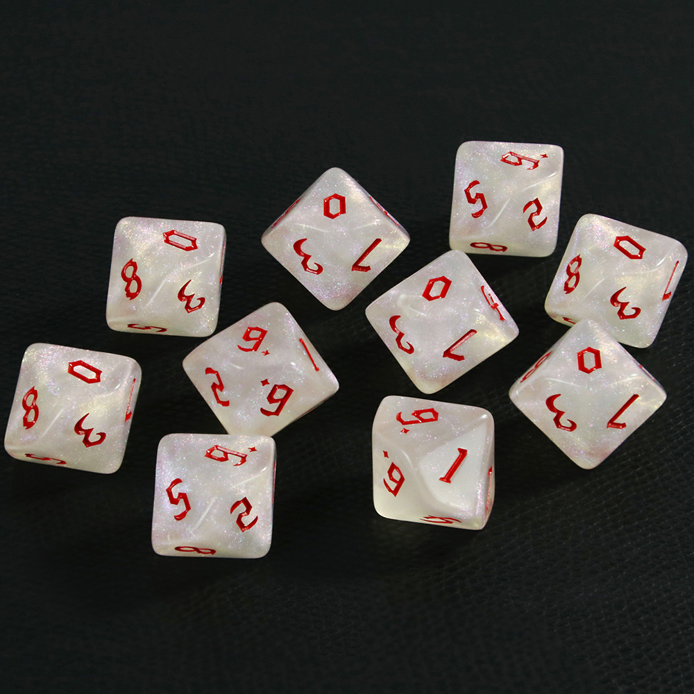 D10 Dice Game Dice Role Dice P - Retro Gaming Table บทวิจารณ์และราคา