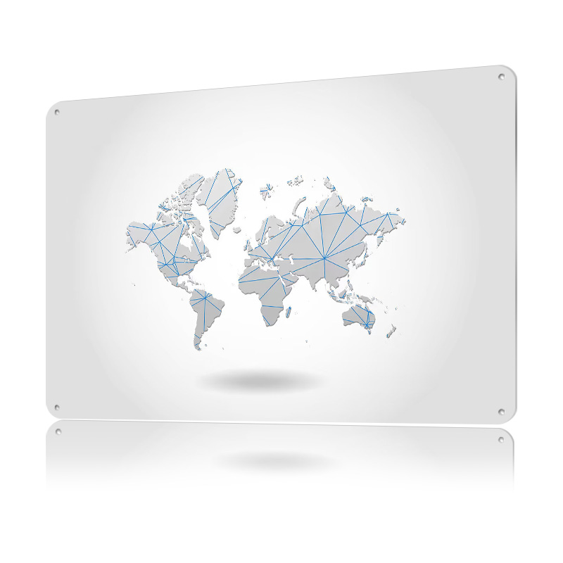 World Map Tinplate Poster Cust - World Of Retro Gaming บทวิจารณ์และราคา