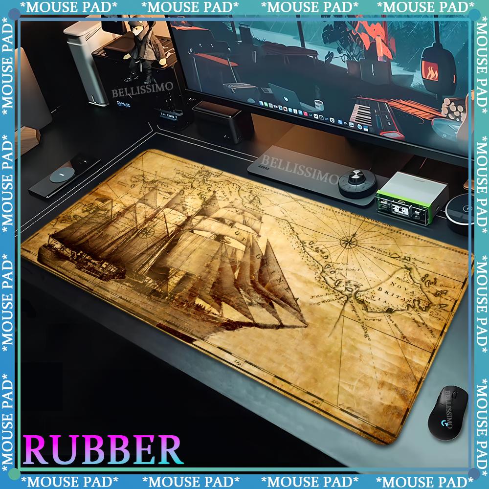 Old World Map Mouse mats Extra - World Of Retro Gaming บทวิจารณ์และราคา