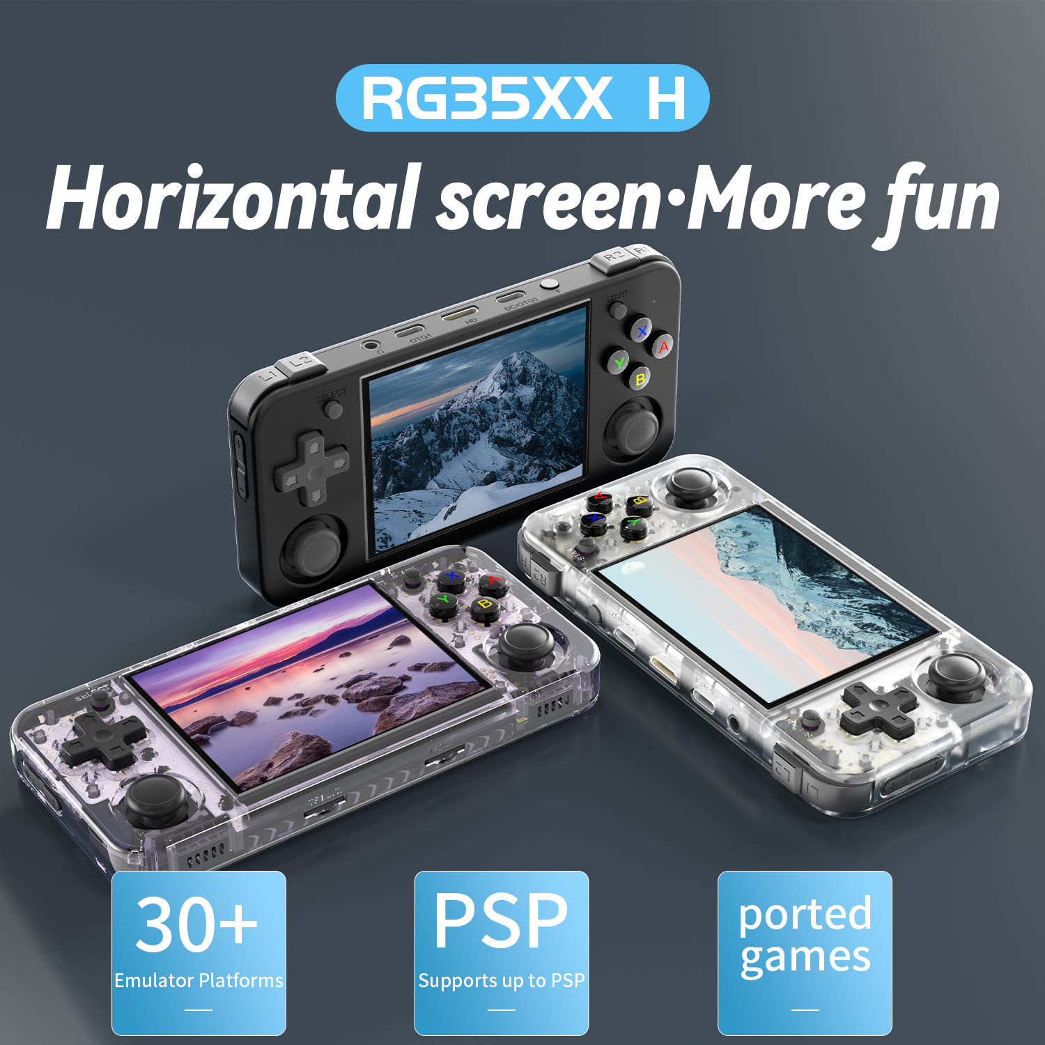 ANBERNIC RG35XX H Horizontal R - Retro Gaming Play Zone บทวิจารณ์และราคา