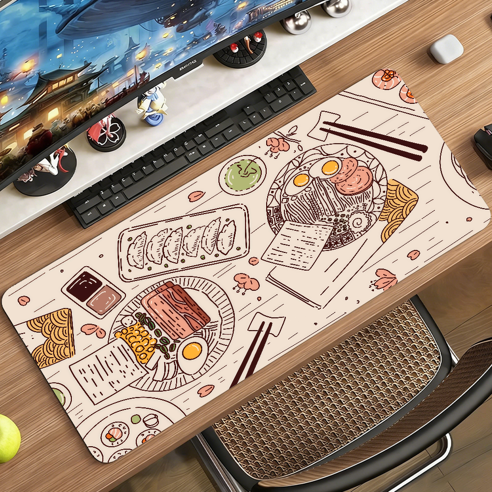 Retro Japanese Ramen Mouse Pad - Retro Gaming Laptop บทวิจารณ์และราคา