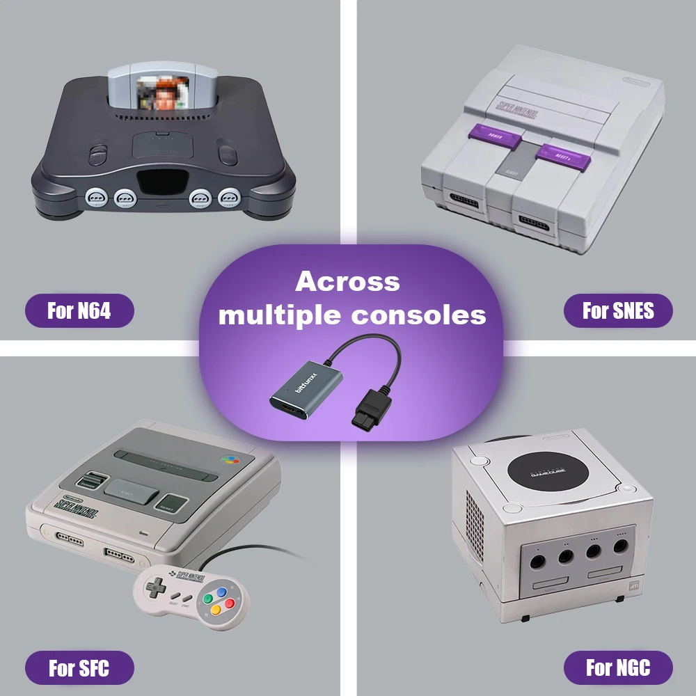 Bitfunx 720P Svideo / AV To HD - Retro Gaming Accessories บทวิจารณ์และราคา