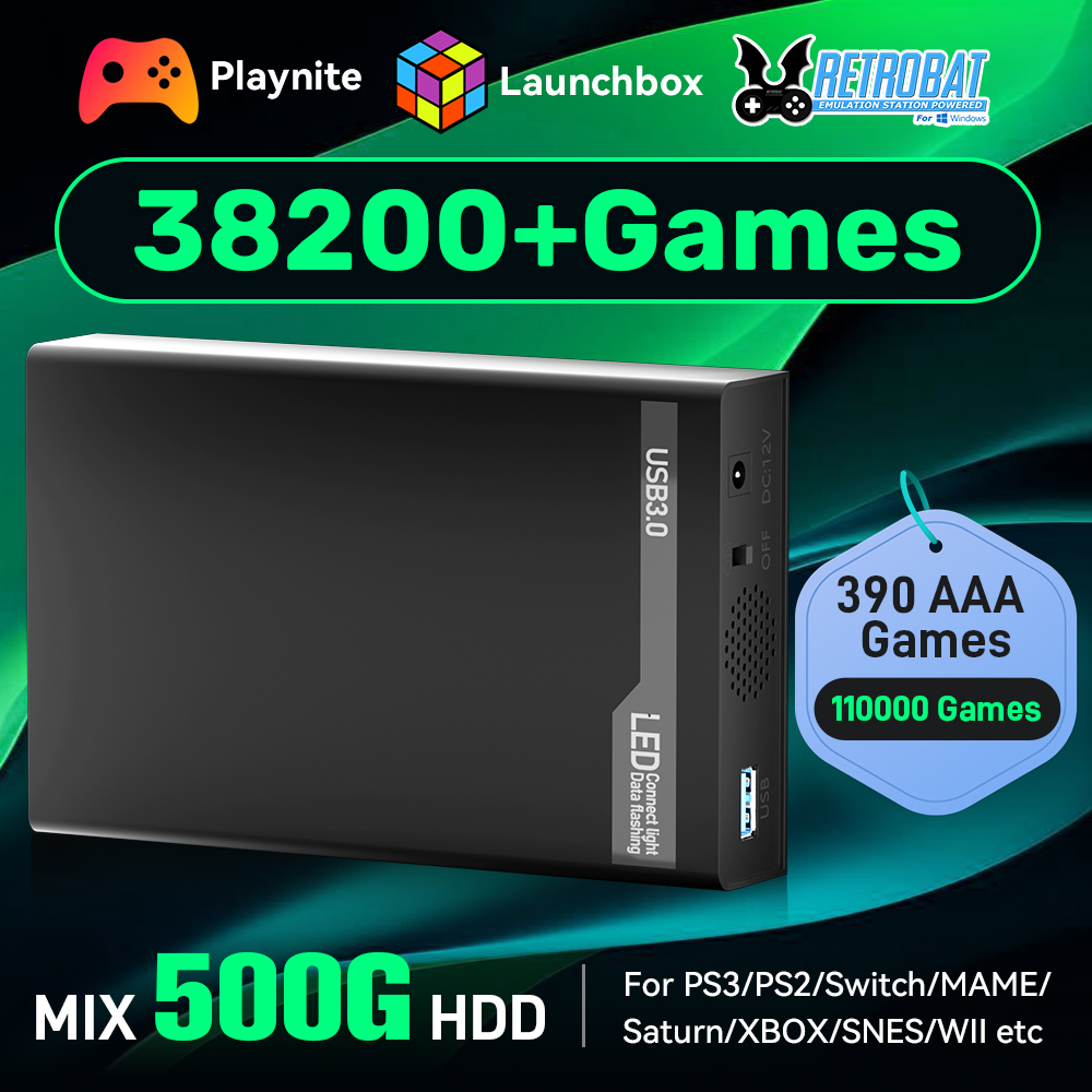 JMachen 500GB Portable Gaming  - Retro Gaming Play Zone บทวิจารณ์และราคา