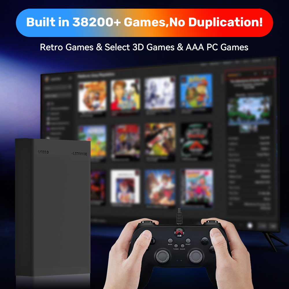 JMachen 500GB Portable Gaming  - Retro Gaming Play Zone บทวิจารณ์และราคา