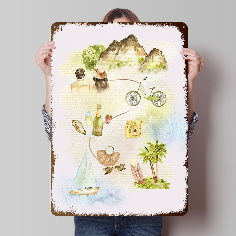 Travel the World Printed Poste - World Of Retro Gaming บทวิจารณ์และราคา