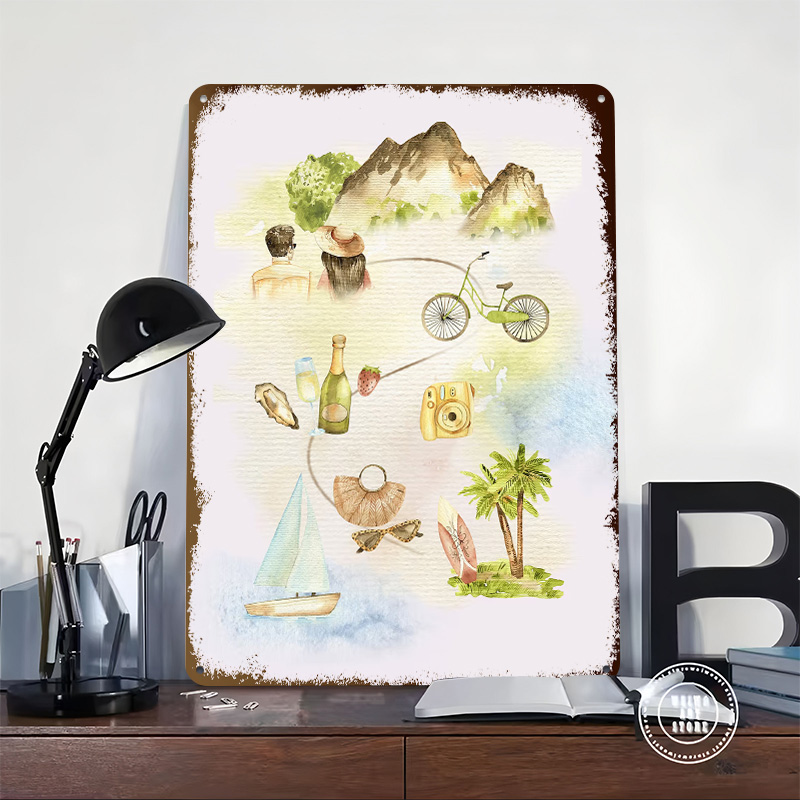 Travel the World Printed Poste - World Of Retro Gaming บทวิจารณ์และราคา