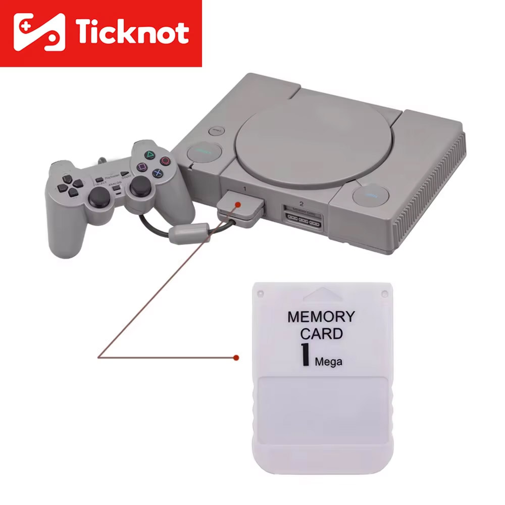 TicKnot 1MB Memory Card  1 Meg - Memory Card Ps1 บทวิจารณ์และราคา