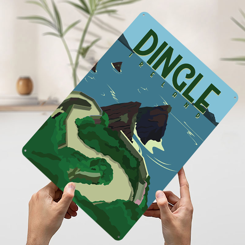 Dingle Ireland Travel Printed  - Retro Gaming Ireland บทวิจารณ์และราคา