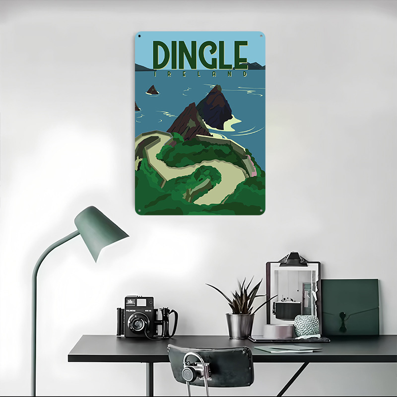 Dingle Ireland Travel Printed  - Retro Gaming Ireland บทวิจารณ์และราคา