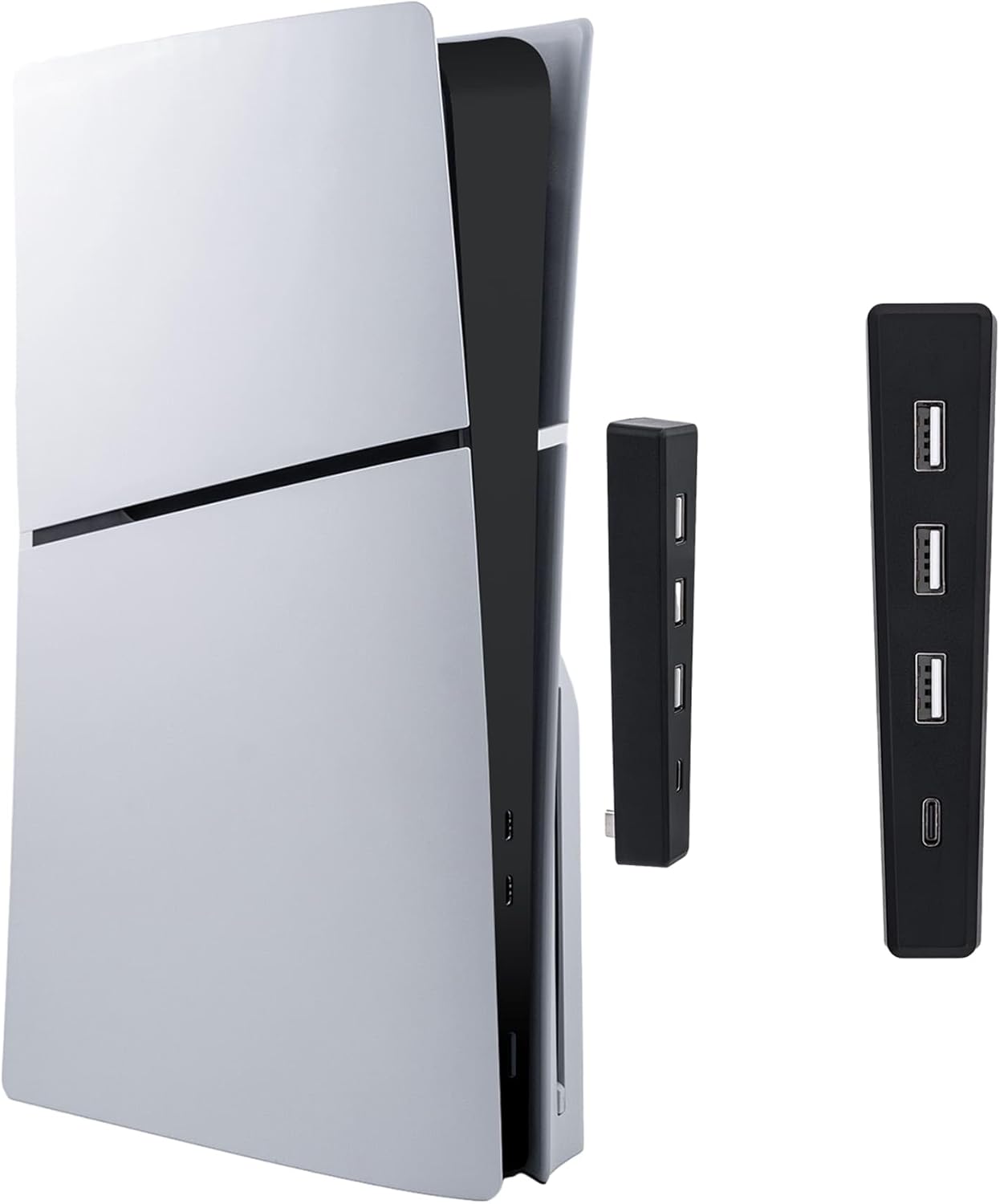 4 Ports USB Hub for PS5 Slim D - Controller Adapter Usb บทวิจารณ์และราคา