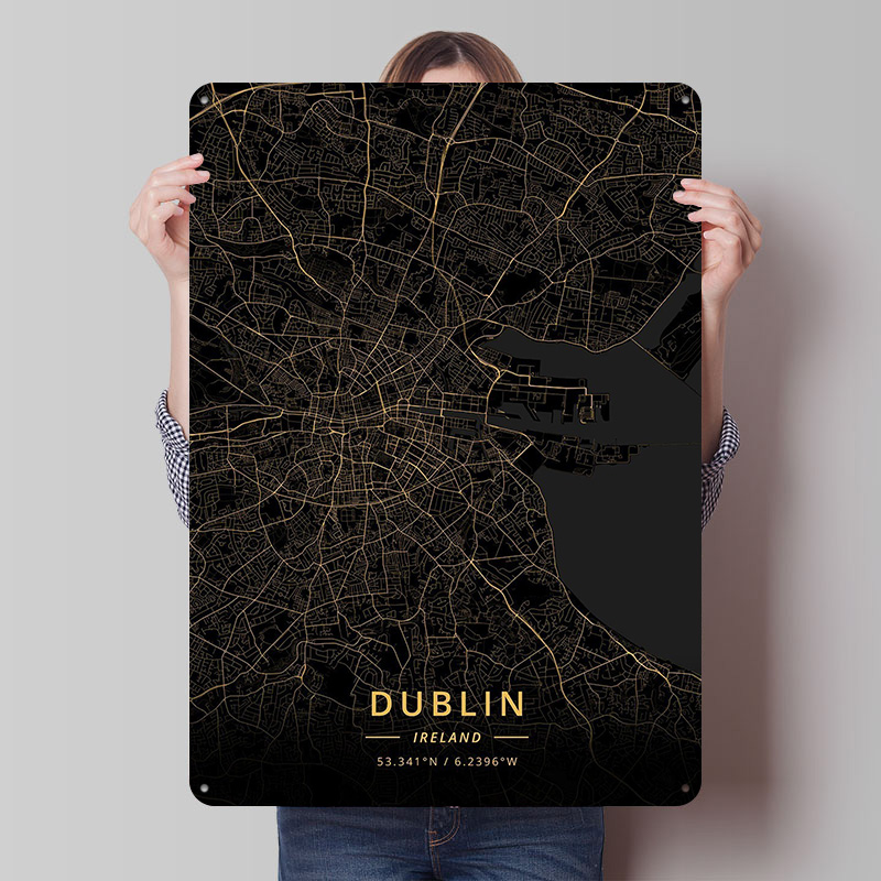 Dublin Ireland Poster Wall Art - Retro Gaming Ireland บทวิจารณ์และราคา