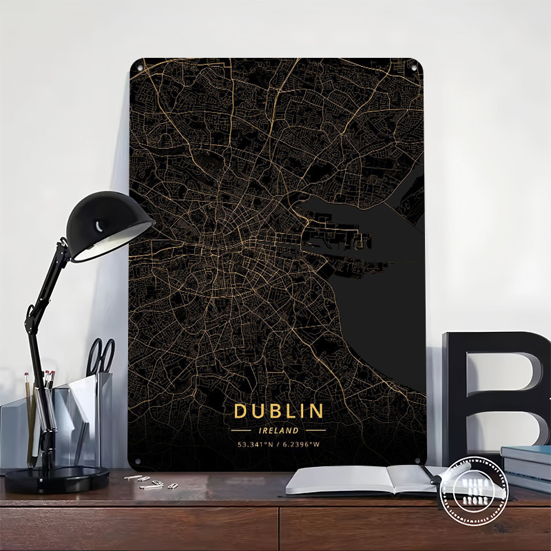 Dublin Ireland Poster Wall Art - Retro Gaming Ireland บทวิจารณ์และราคา