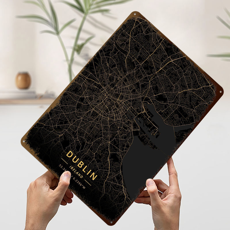 Dublin Ireland Poster Wall Art - Retro Gaming Ireland บทวิจารณ์และราคา