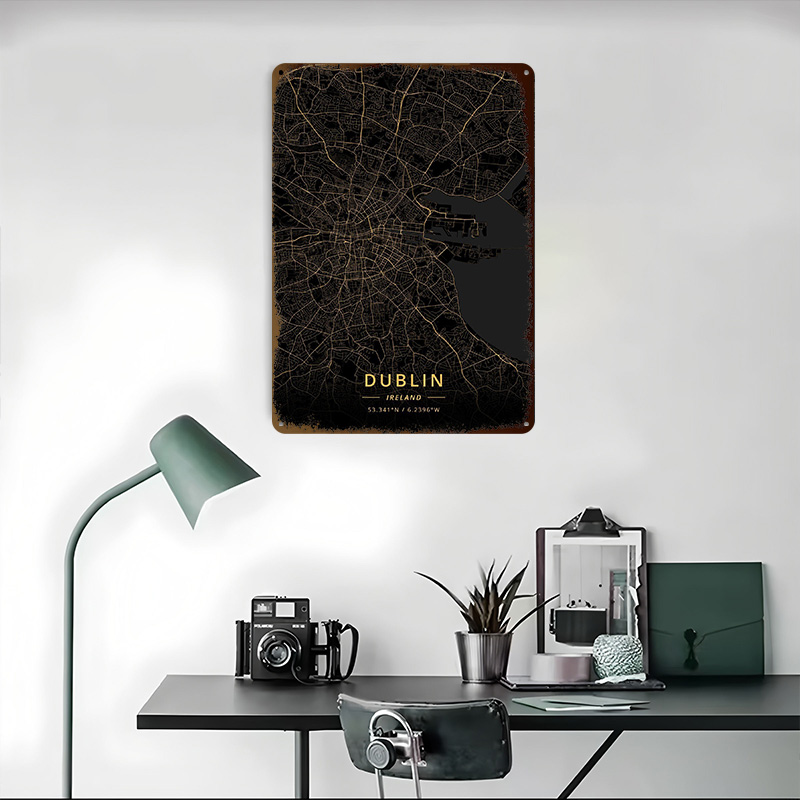 Dublin Ireland Poster Wall Art - Retro Gaming Ireland บทวิจารณ์และราคา