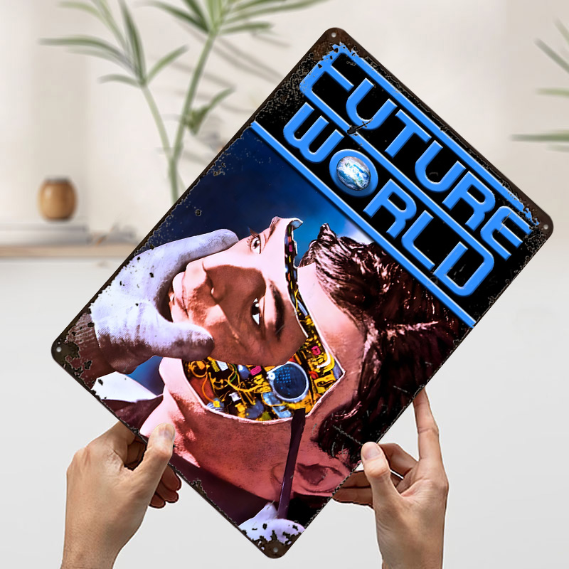 Future World Movies Tin Plaque - World Of Retro Gaming บทวิจารณ์และราคา