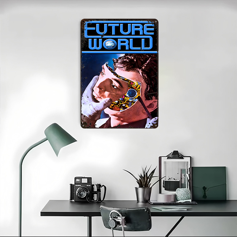 Future World Movies Tin Plaque - World Of Retro Gaming บทวิจารณ์และราคา