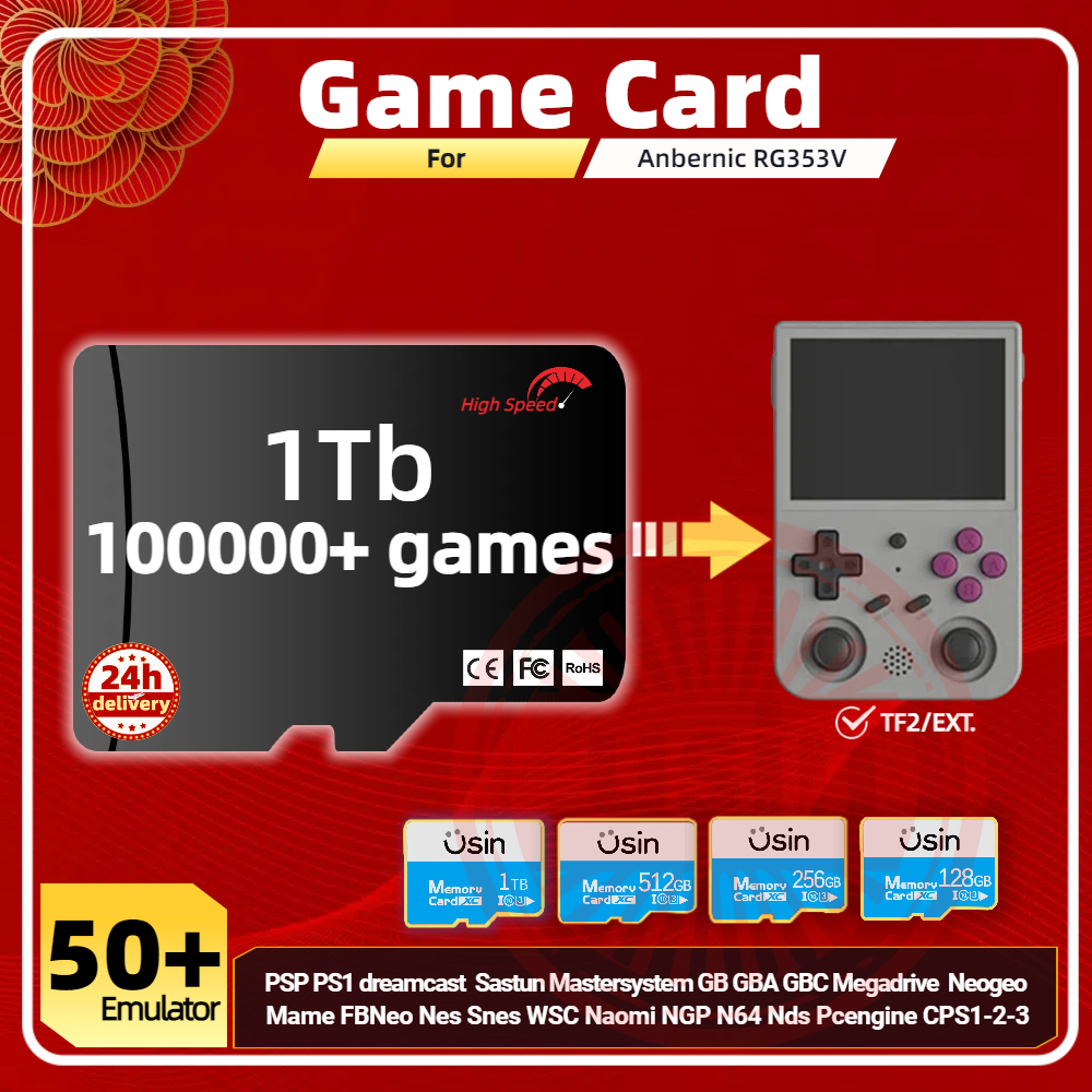 Game Card For Anbernic RG353V  - Memory Card Ps1 บทวิจารณ์และราคา
