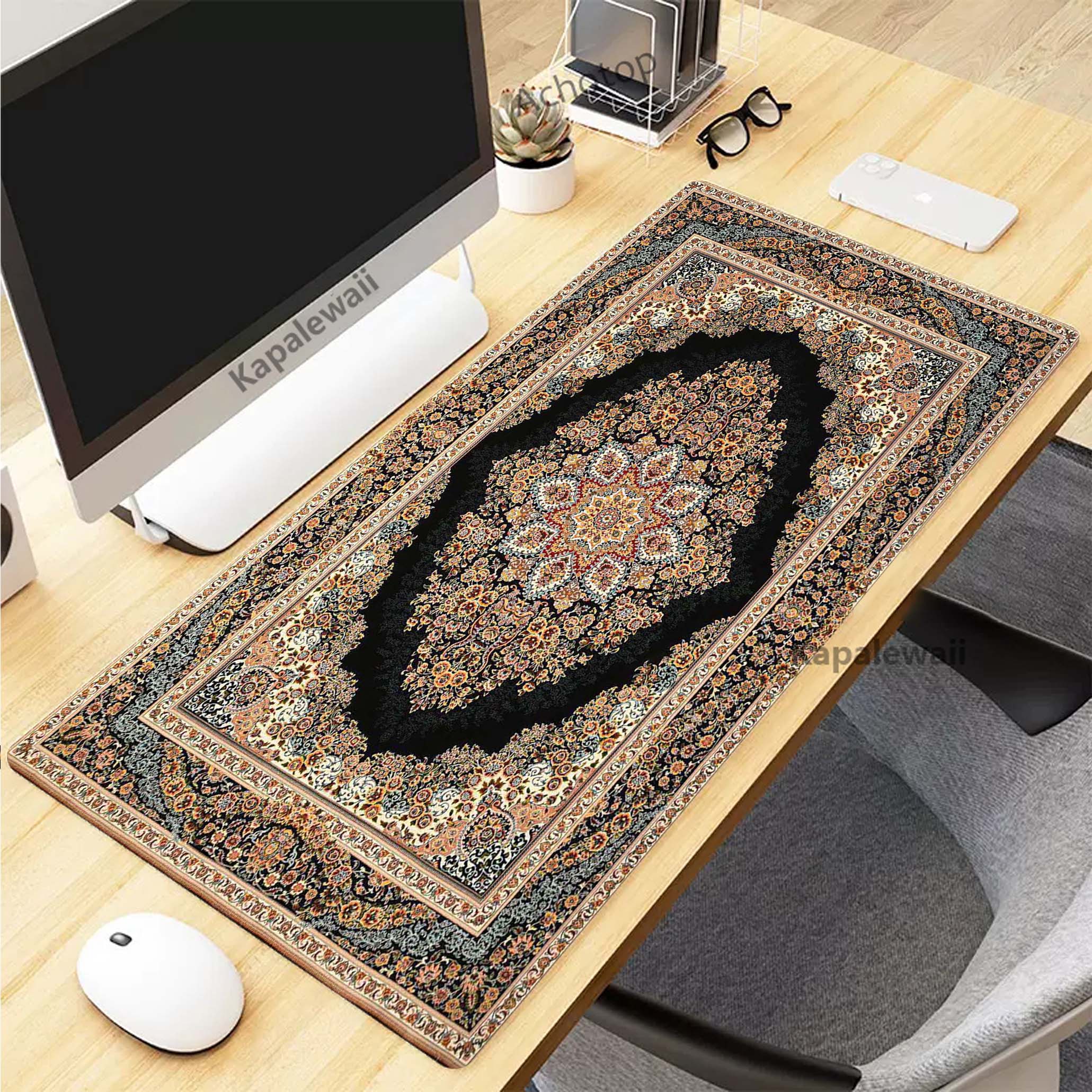 Retro Persian Carpet Mouse Pad - Retro Gaming Table บทวิจารณ์และราคา