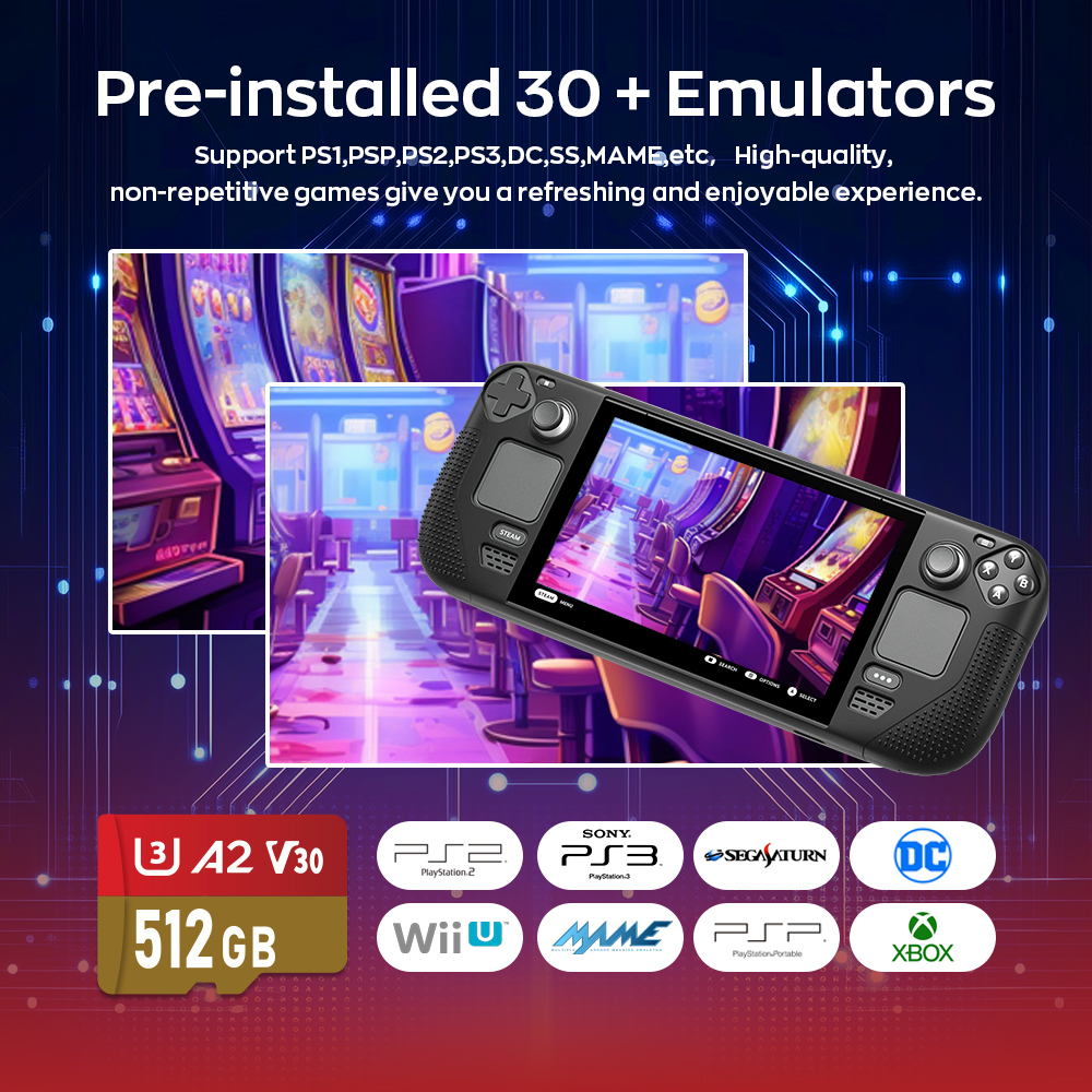512G/256G Game Card For Steam  - Memory Card Ps1 บทวิจารณ์และราคา
