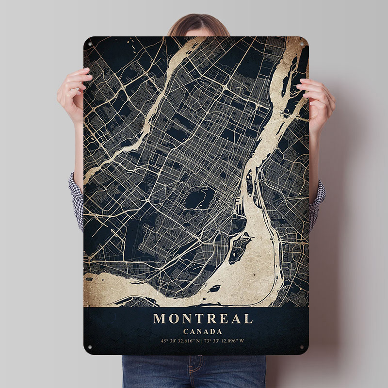 Montreal Canada Printed Poster - Retro Gaming Montreal บทวิจารณ์และราคา