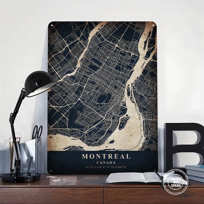 Montreal Canada Printed Poster - Retro Gaming Montreal บทวิจารณ์และราคา