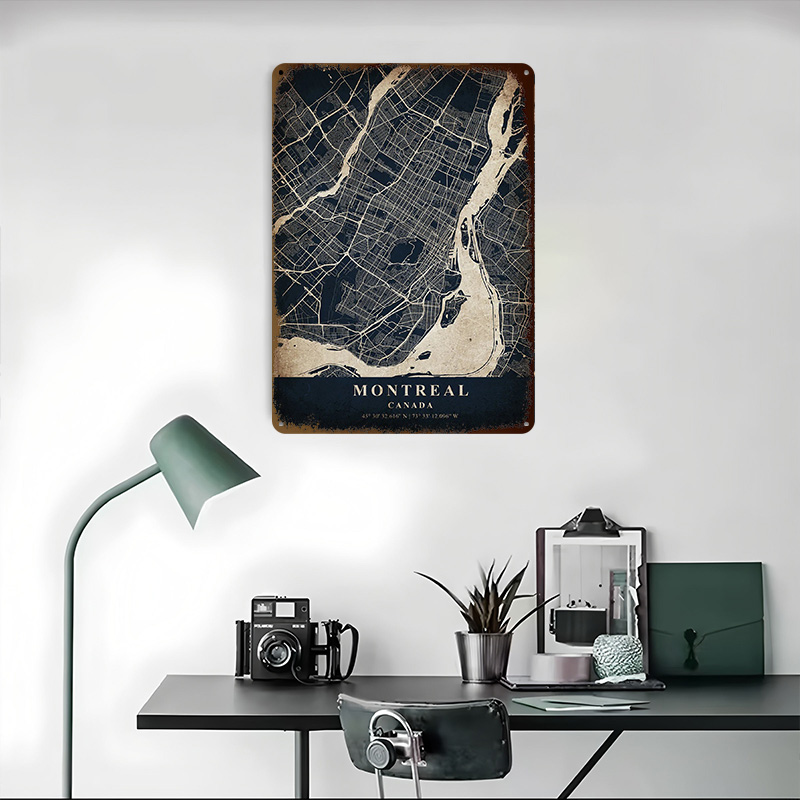 Montreal Canada Printed Poster - Retro Gaming Montreal บทวิจารณ์และราคา