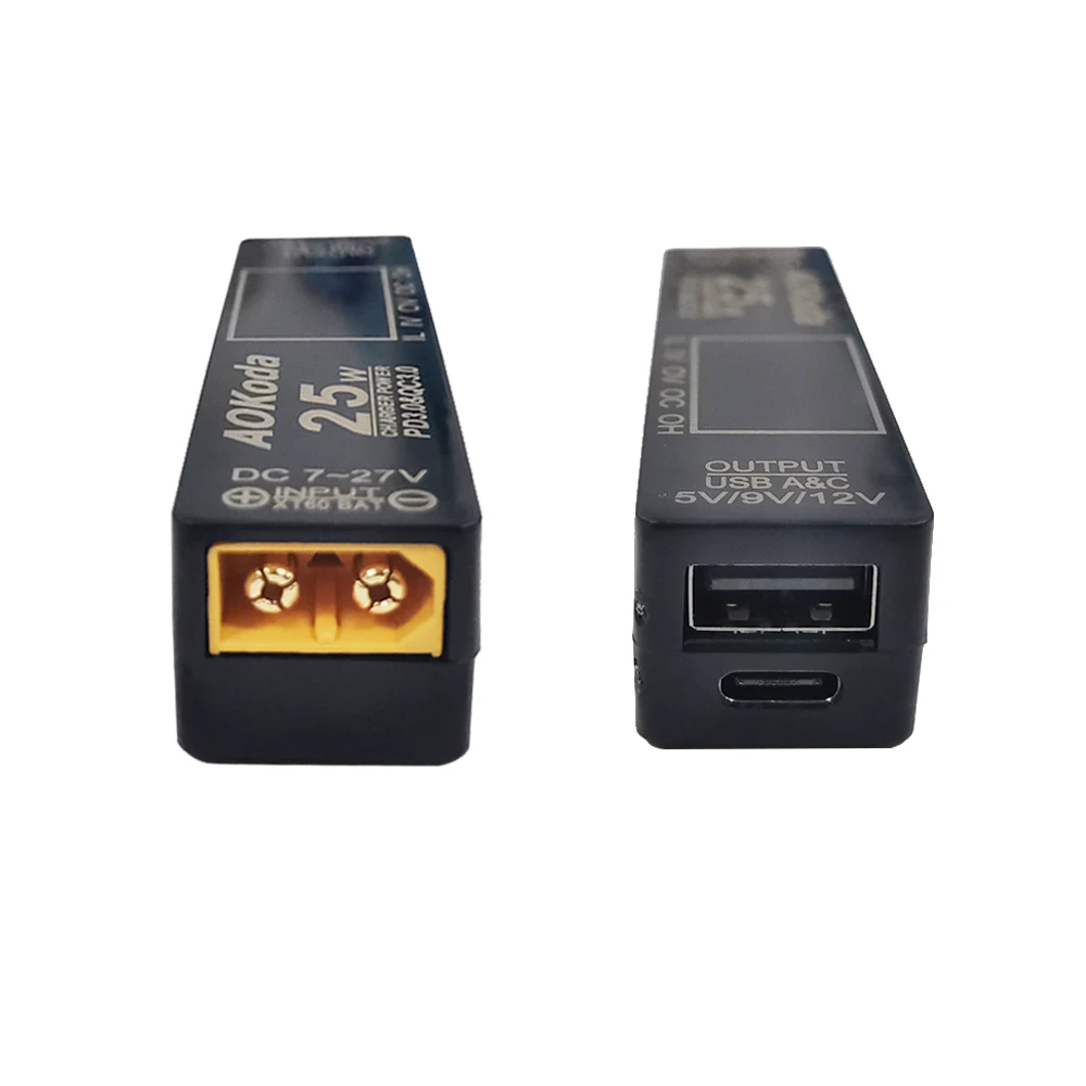 AOKoda XT60 to PD3.0 Lipo Batt - Controller Adapter Usb บทวิจารณ์และราคา