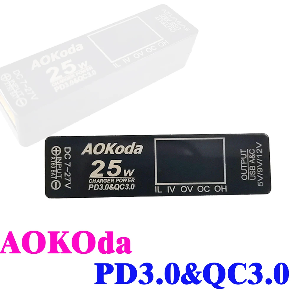 AOKoda XT60 to PD3.0 Lipo Batt - Controller Adapter Usb บทวิจารณ์และราคา