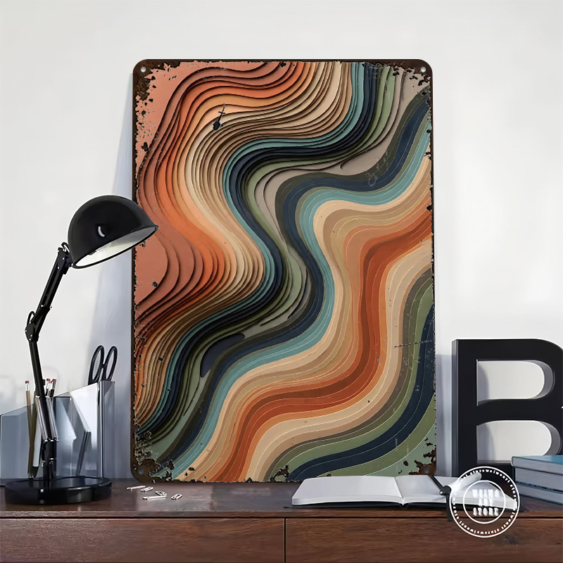 Topography Abstract Paper Art  - Retro Gaming Wallpaper บทวิจารณ์และราคา