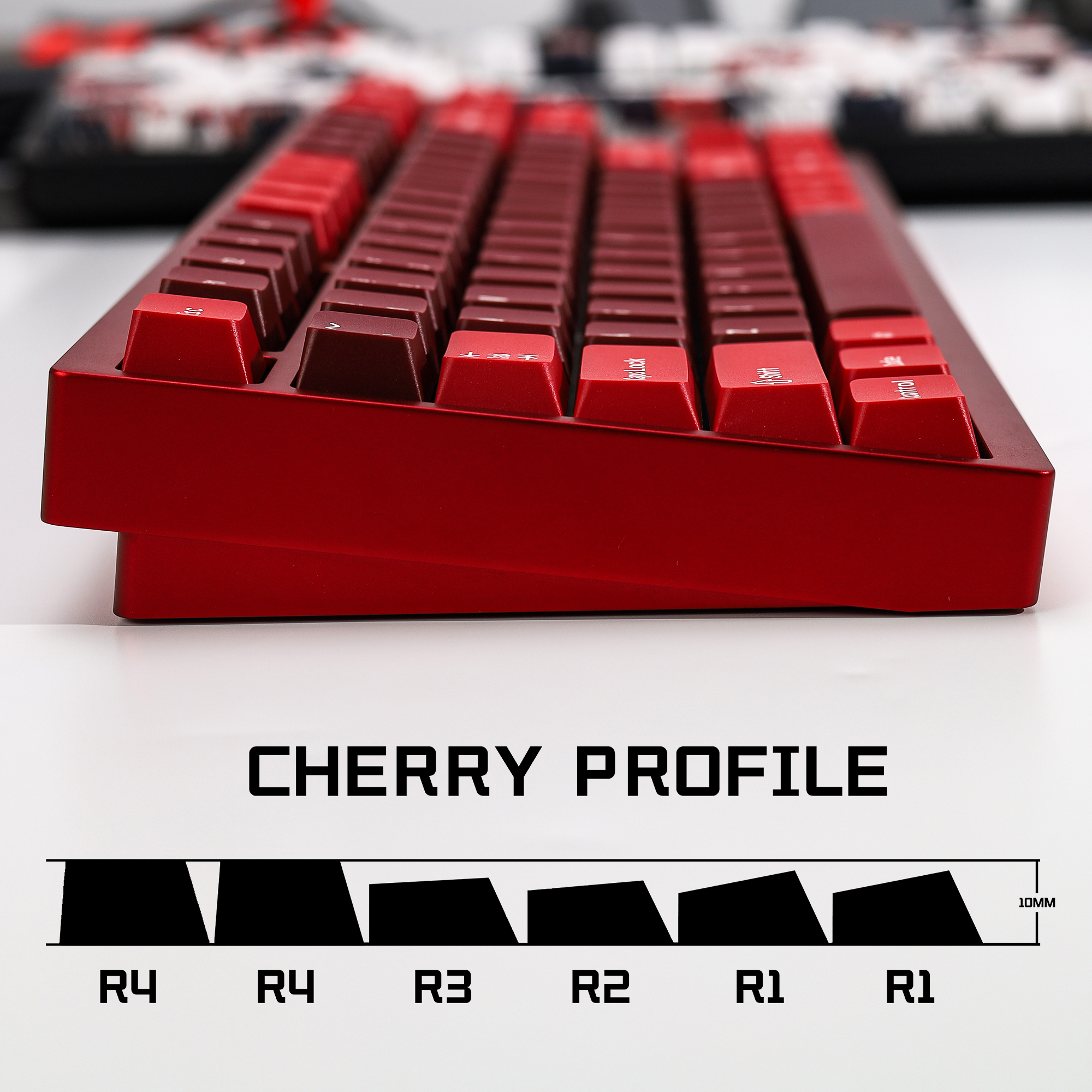 KBDiy GMK Jamon Keycap Red Ret - Retro Gaming Laptop บทวิจารณ์และราคา