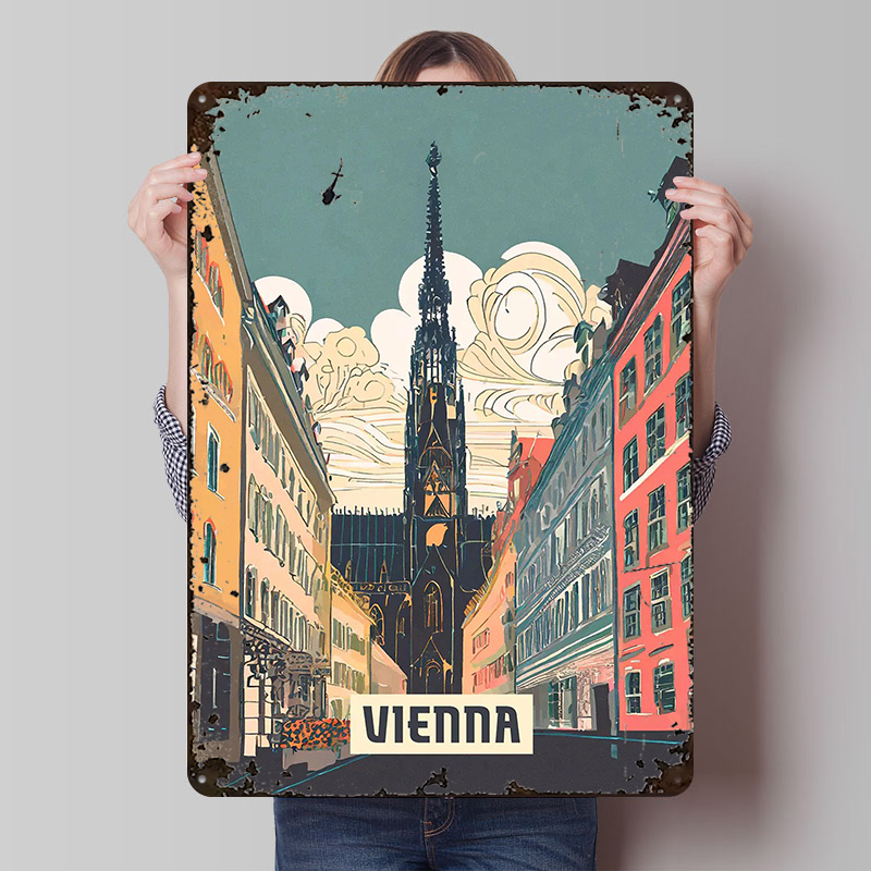 Vienna Printed Poster Customiz - Retro Gaming Vienna บทวิจารณ์และราคา