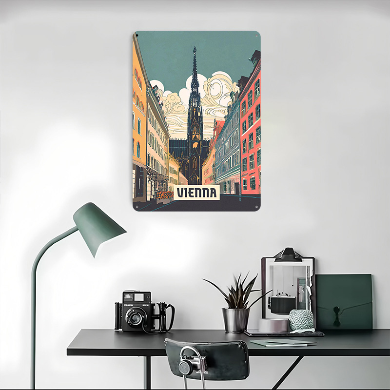 Vienna Printed Poster Customiz - Retro Gaming Vienna บทวิจารณ์และราคา