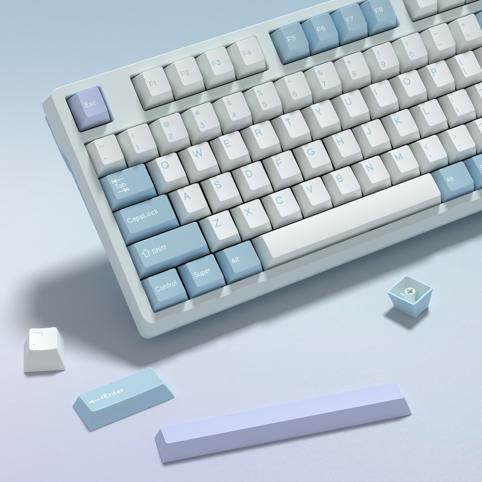 KBDiy GMK Illusion Keycap Cher - Retro Gaming Laptop บทวิจารณ์และราคา