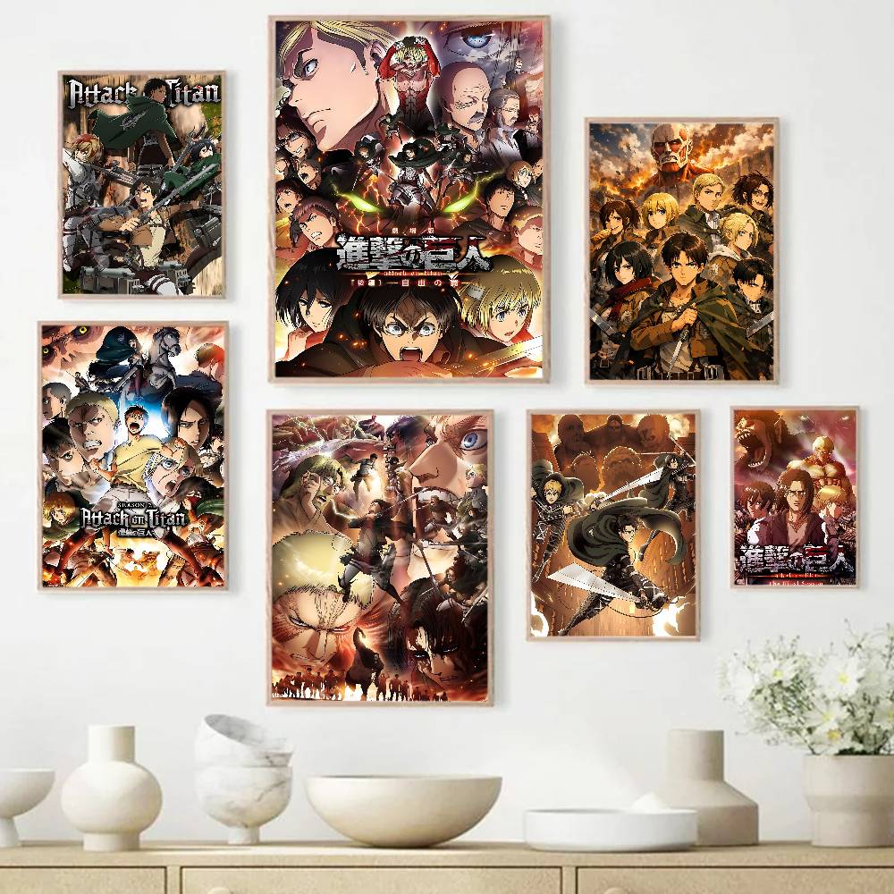 A-Attack On T-Titan Gaming Mov - Retro Gaming Wallpaper บทวิจารณ์และราคา