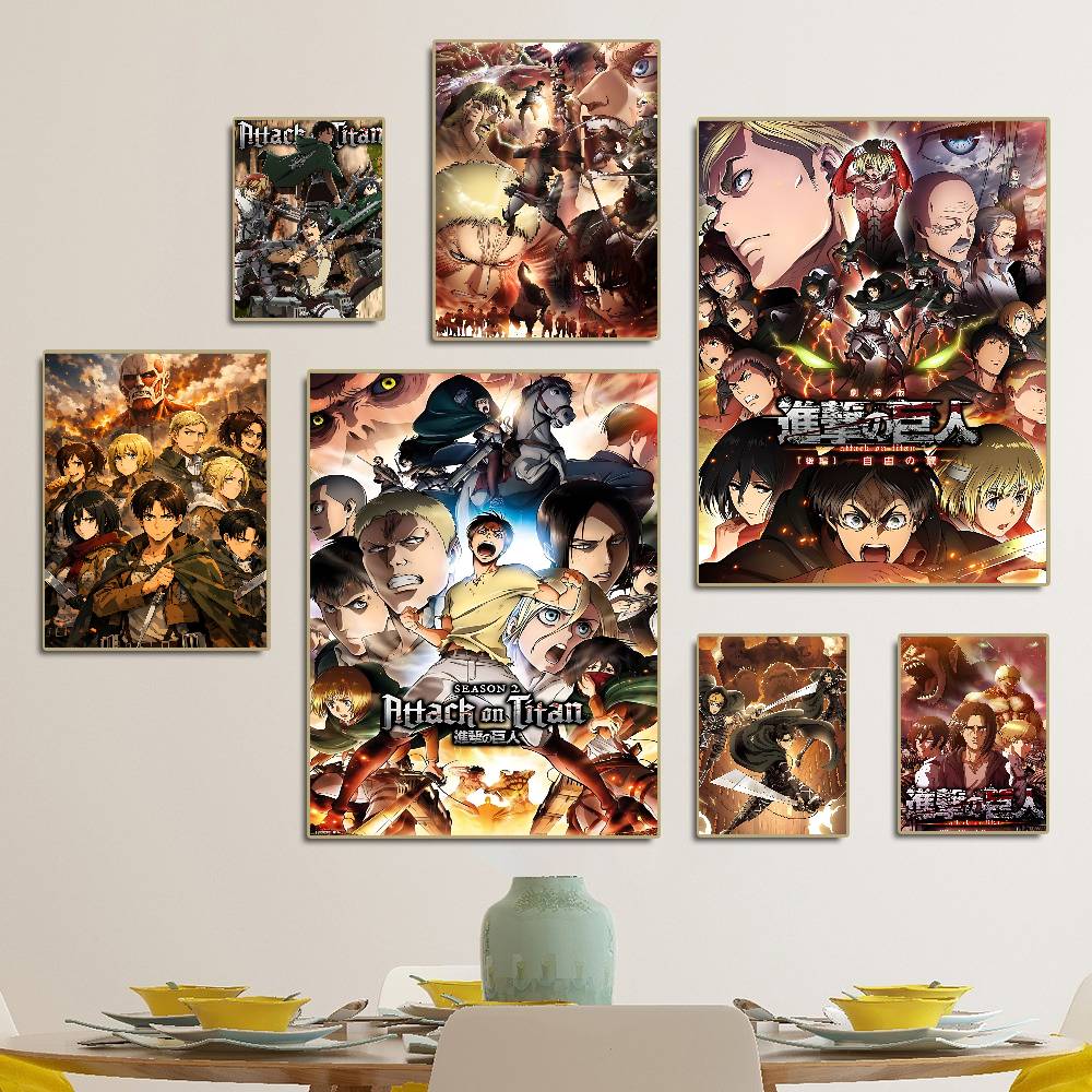A-Attack On T-Titan Gaming Mov - Retro Gaming Wallpaper บทวิจารณ์และราคา
