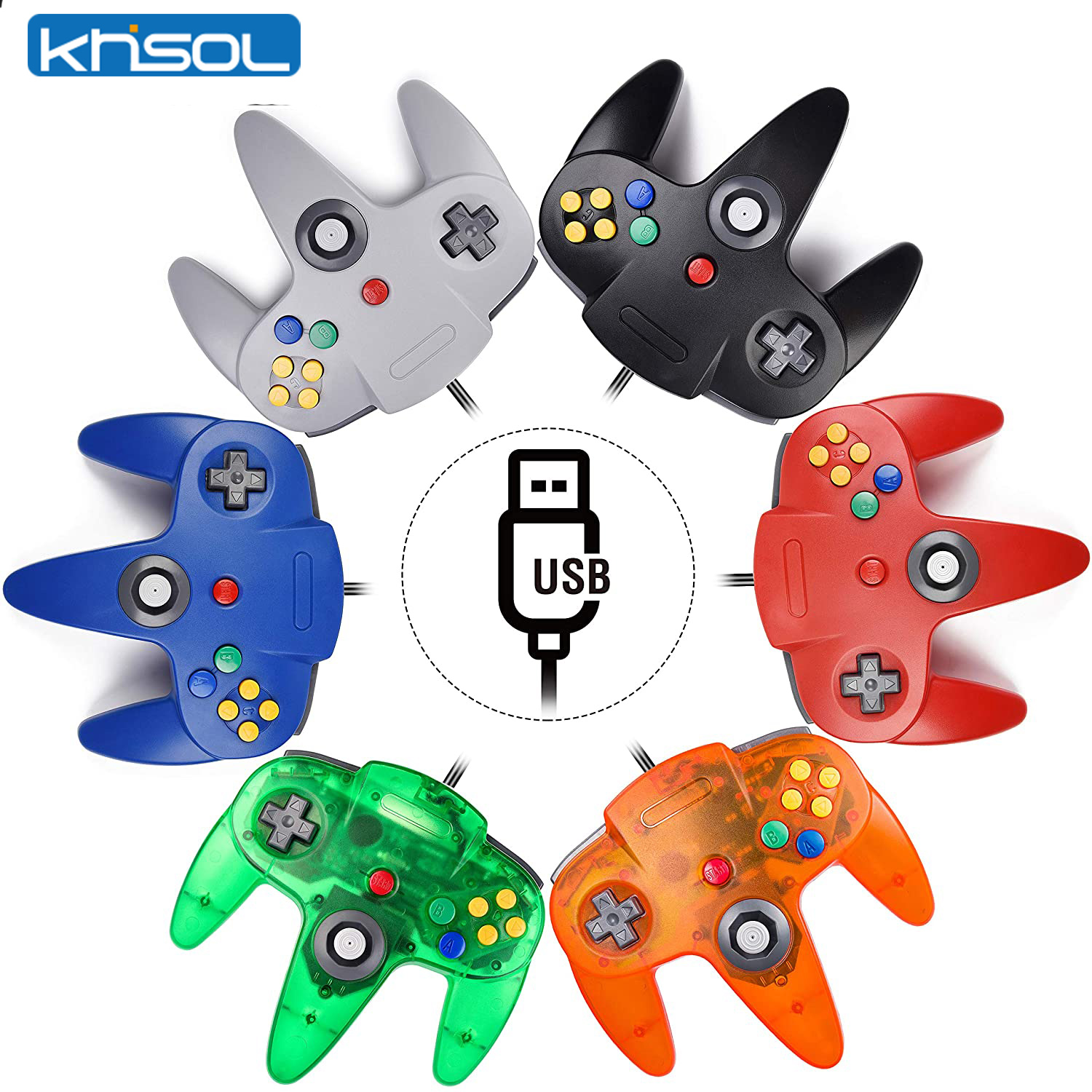 N64 Controller Classic USB Wir - Retro Gaming Accessories บทวิจารณ์และราคา