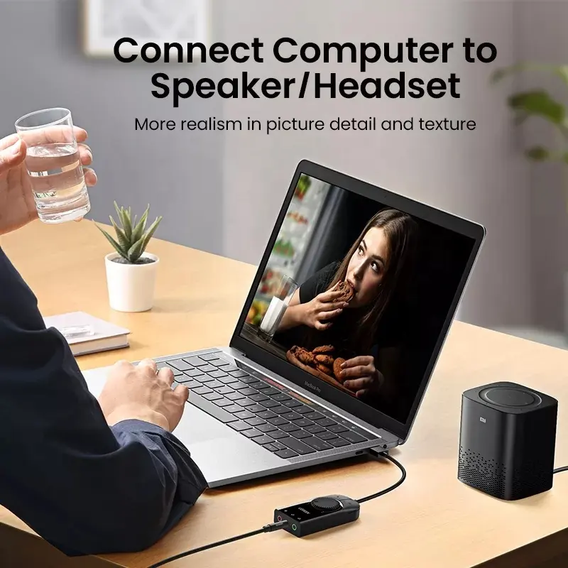 UGREEN USB Sound Card External - Controller Adapter Usb บทวิจารณ์และราคา