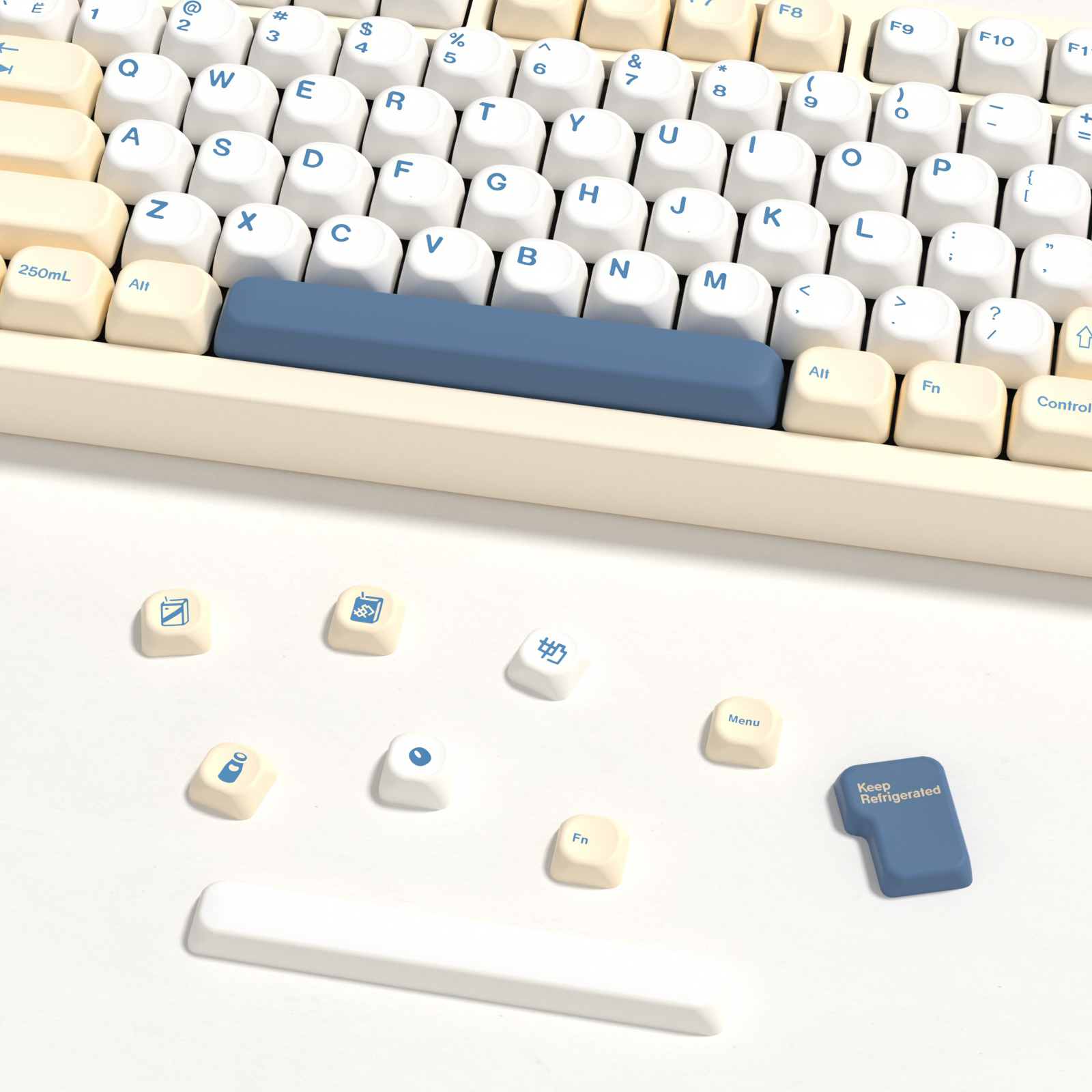 KBDiy GMK Soymilk Keycaps Retr - Retro Gaming Laptop บทวิจารณ์และราคา