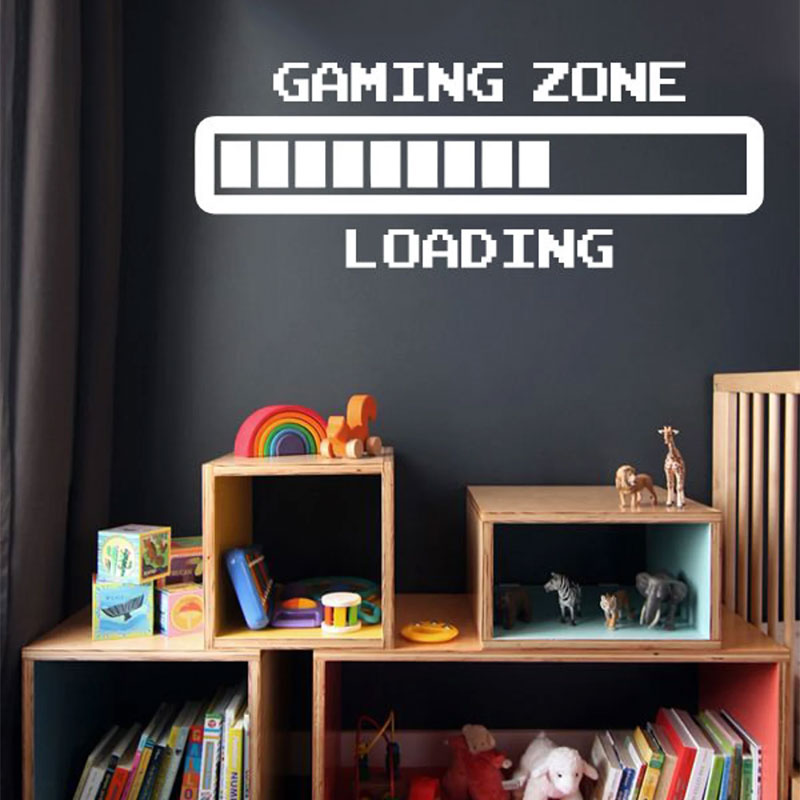 Gaming Zone Retro Loading Wall - Retro Gaming Wallpaper บทวิจารณ์และราคา