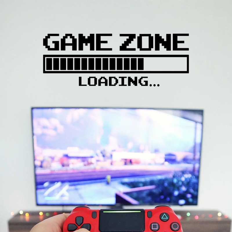 Gaming Zone Retro Loading Wall - Retro Gaming Wallpaper บทวิจารณ์และราคา