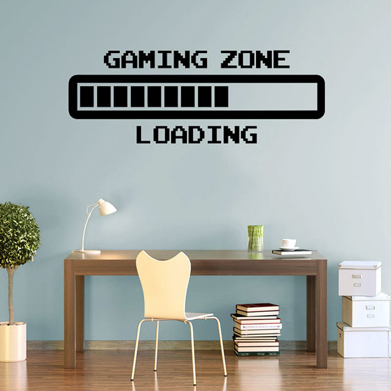 Gaming Zone Retro Loading Wall - Retro Gaming Wallpaper บทวิจารณ์และราคา