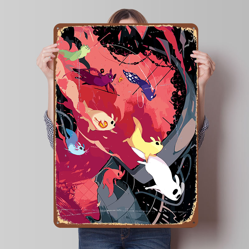 Rain World Metal Poster Custom - World Of Retro Gaming บทวิจารณ์และราคา